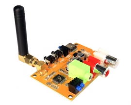 DC 3.3V 5V Bluetooth-Compatible 5.3 GFSK Stereo Wireless Audio Transceiver Module with Antenna